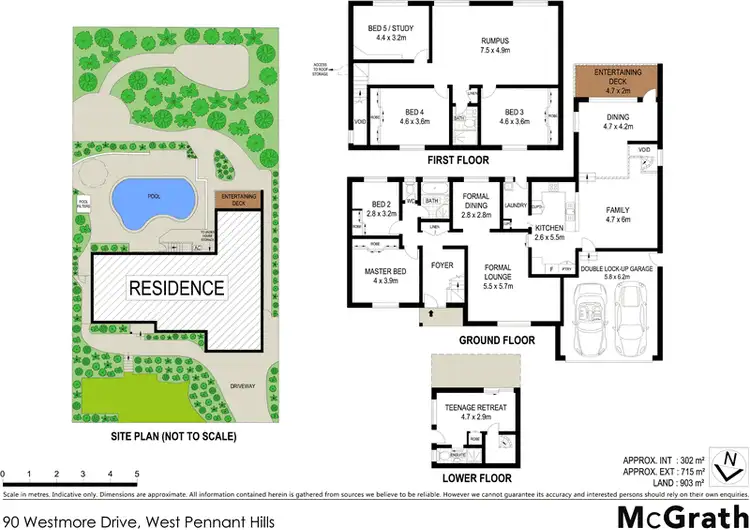 Floorplan of Homely house listing, 90 Westmore Drive, West Pennant Hills NSW 2125