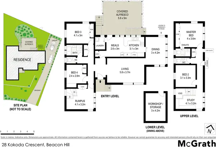 Floorplan of Homely house listing, 28 Kokoda Crescent, Beacon Hill NSW 2100