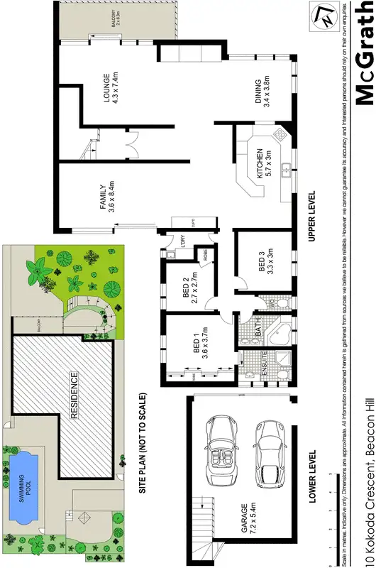 Floorplan of Homely house listing, 10 Kokoda Crescent, Beacon Hill NSW 2100