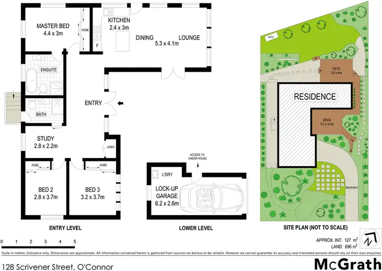Floorplan of Homely house listing, 128 Scrivener Street, O'connor ACT 2602