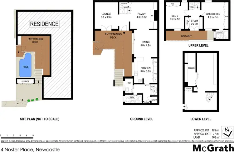 Floorplan of Homely house listing, 4 Noster Place, Newcastle NSW 2300