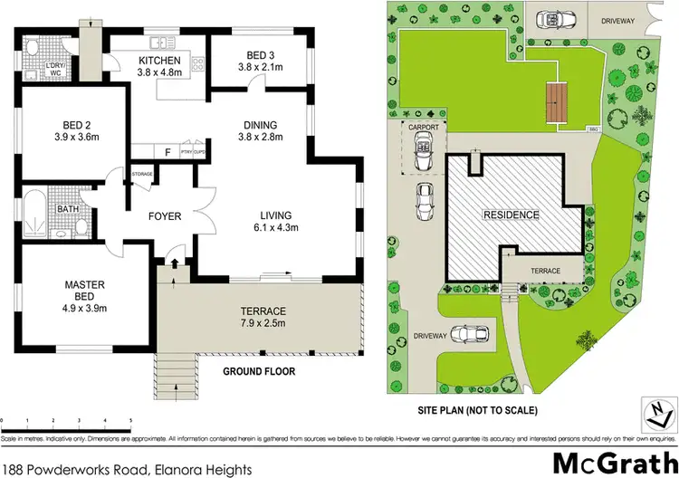 Floorplan of Homely house listing, 188 Powderworks Road, Elanora Heights NSW 2101