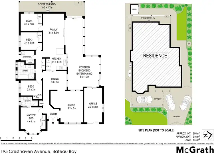 Floorplan of Homely house listing, 195 Cresthaven Avenue, Bateau Bay NSW 2261