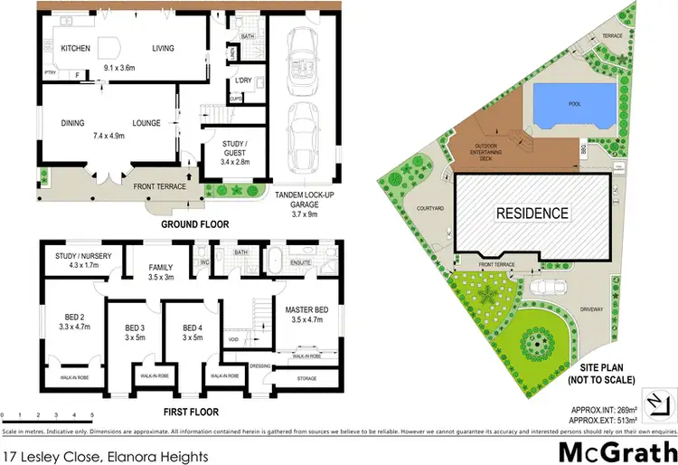 Floorplan of Homely house listing, 17 Lesley Close, Elanora Heights NSW 2101