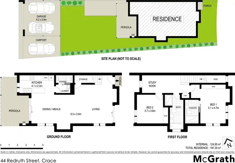 Floorplan of Homely house listing, 44 Redruth Street, Crace ACT 2911