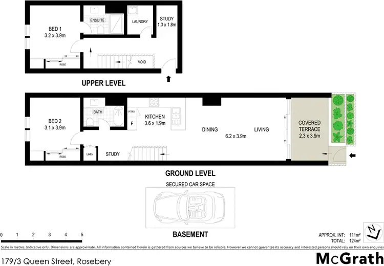 Floorplan of Homely apartment listing, 179/3 Queen Street, Rosebery NSW 2018