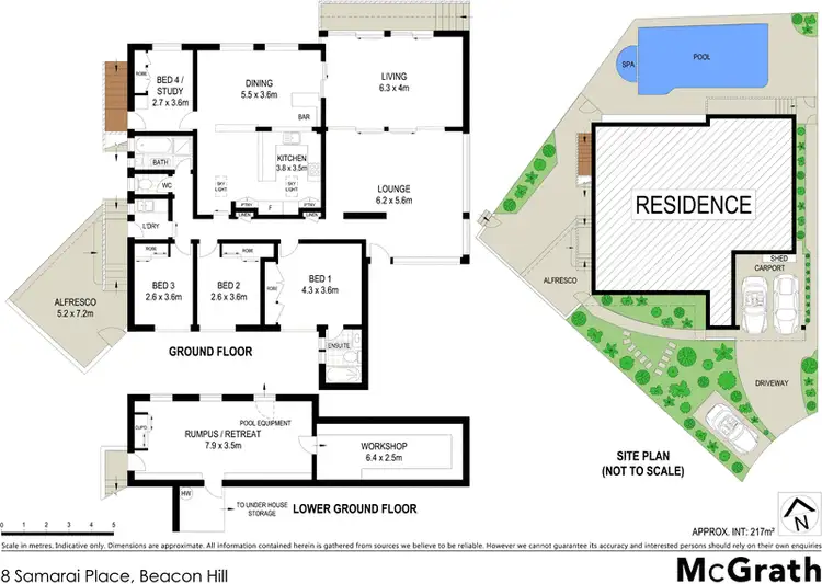 Floorplan of Homely house listing, 8 Samarai Place, Beacon Hill NSW 2100