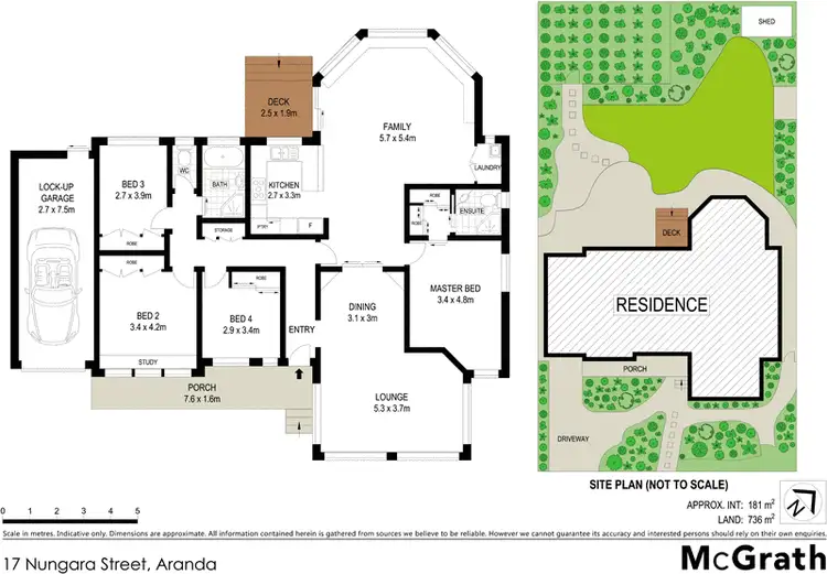 Floorplan of Homely house listing, 17 Nungara Street, Aranda ACT 2614