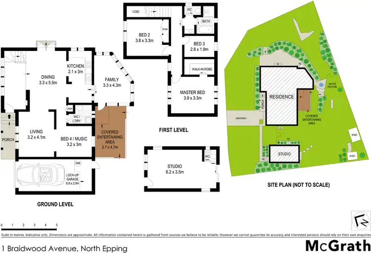 Floorplan of Homely house listing, 1 Braidwood Avenue, North Epping NSW 2121