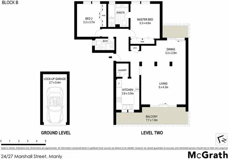 Floorplan of Homely apartment listing, 24/27 Marshall Street, Manly NSW 2095