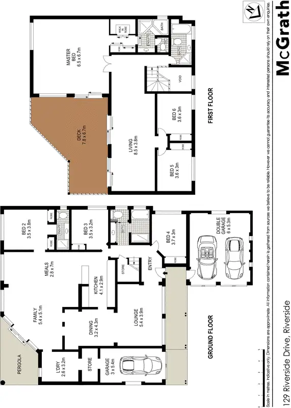 Floorplan of Homely house listing, 129 Riverside Drive, Port Macquarie NSW 2444