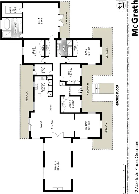 Floorplan of Homely house listing, 12 Aberfoyle Place, Grasmere NSW 2570