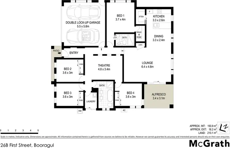 Floorplan of Homely house listing, 26b First Street, Booragul NSW 2284