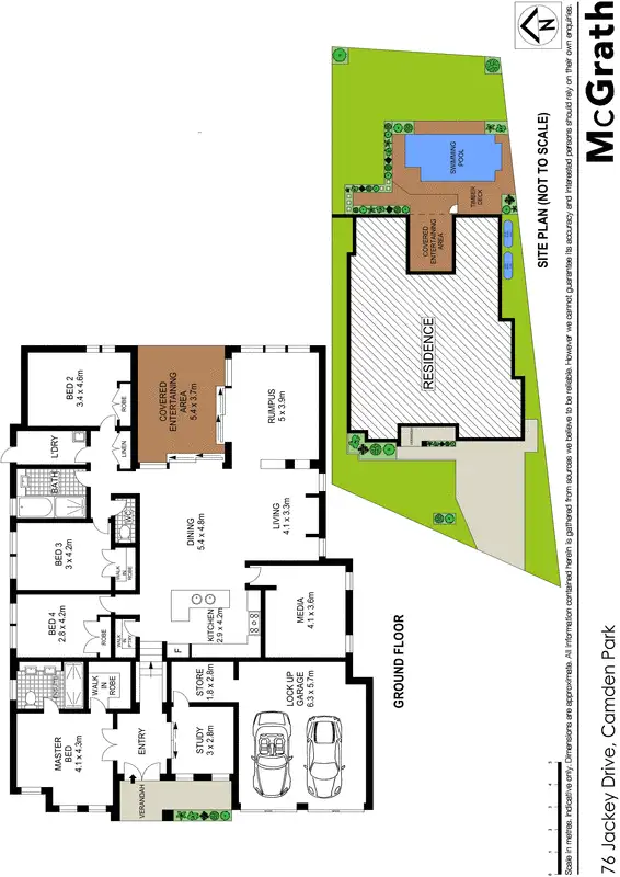 Floorplan of Homely house listing, 76 Jackey Drive, Camden Park NSW 2570