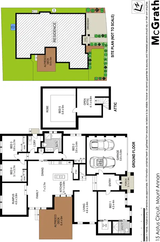 Floorplan of Homely house listing, 15 Aotus Circuit, Mount Annan NSW 2567
