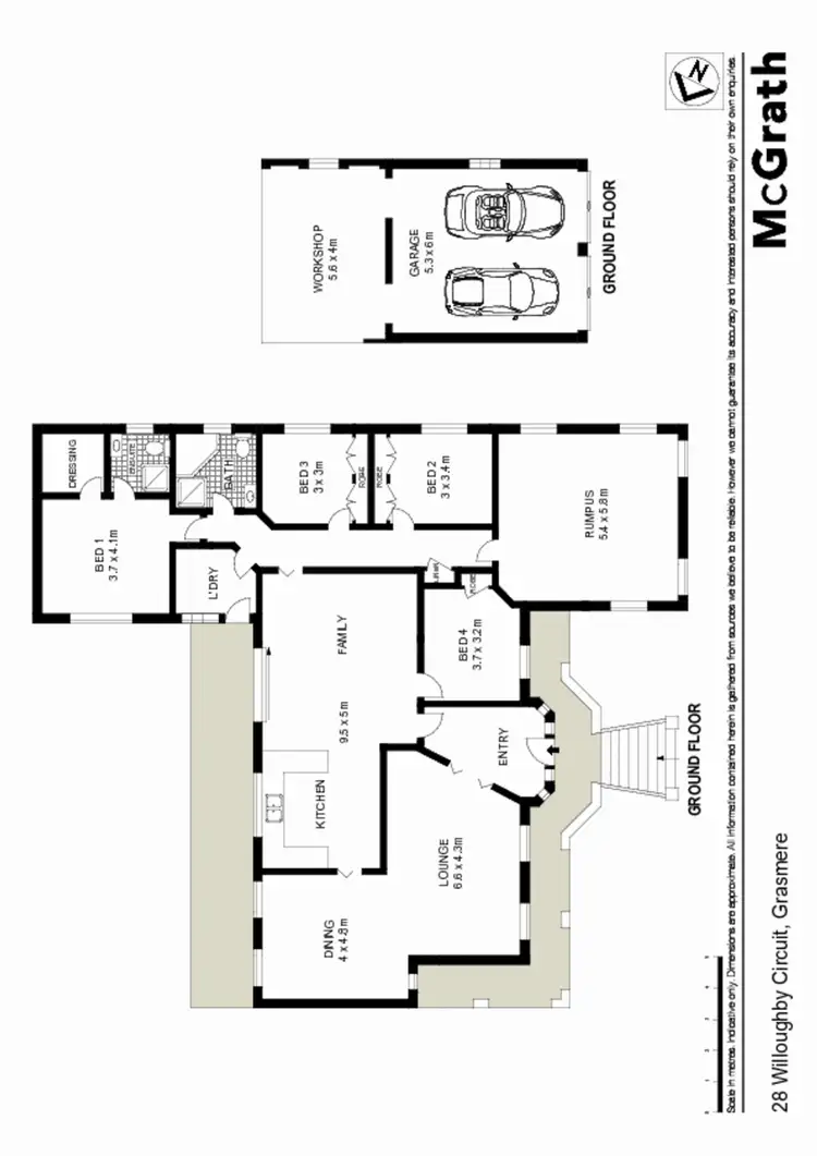 Floorplan of Homely house listing, 28 Willoughby Circuit, Grasmere NSW 2570