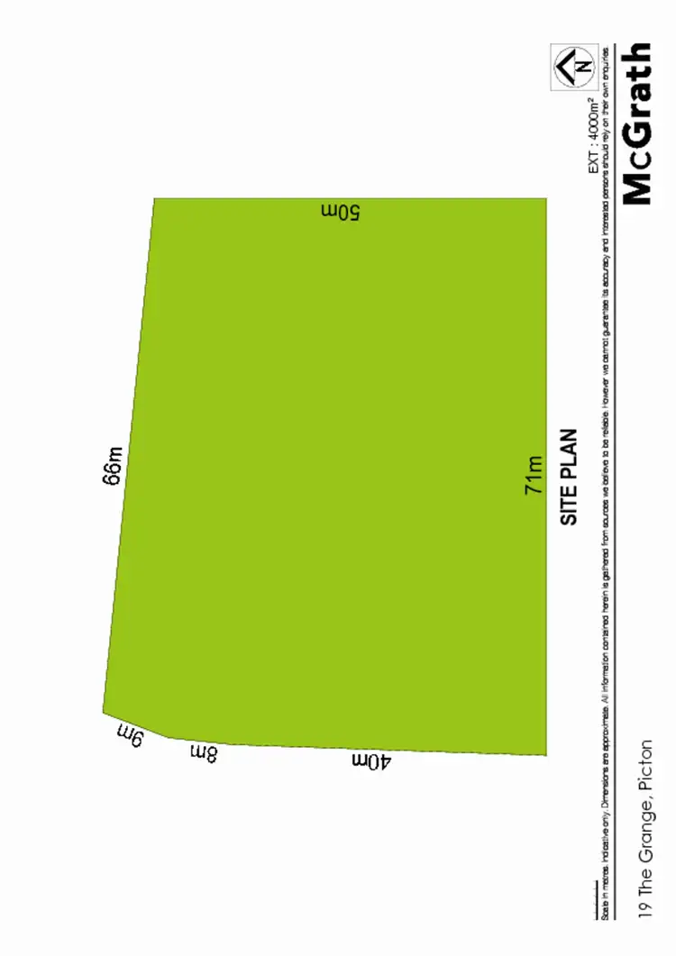 Floorplan of Homely land listing, 19 The Grange, Picton NSW 2571