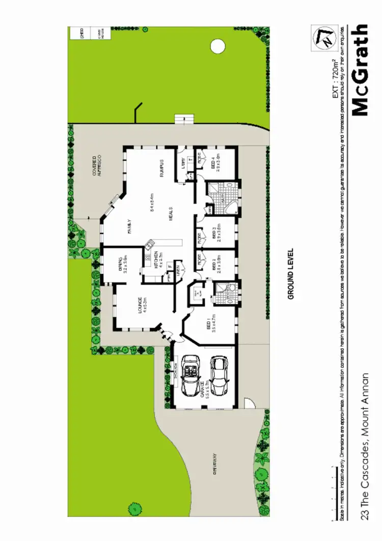 Floorplan of Homely house listing, 23 The Cascades, Mount Annan NSW 2567
