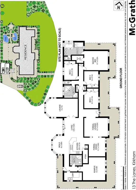 Floorplan of Homely house listing, 13 The Lanes, Kirkham NSW 2570