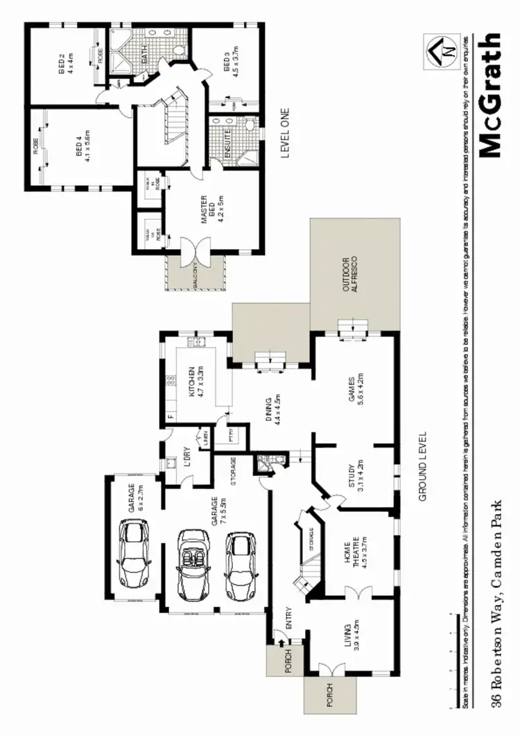 Floorplan of Homely house listing, 36 Robertson Way, Camden Park NSW 2570