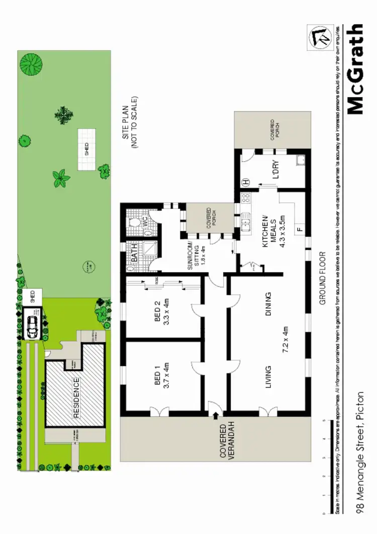 Floorplan of Homely house listing, 98 Menangle Street, Picton NSW 2571