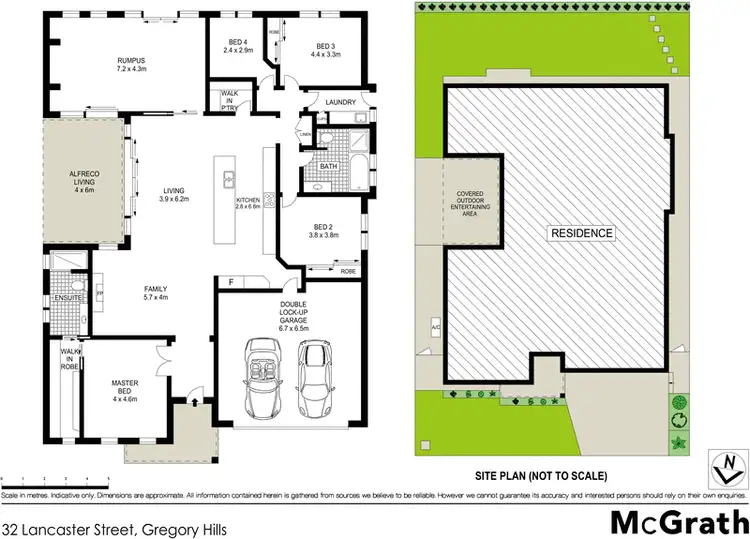 Floorplan of Homely house listing, 32 Lancaster Street, Gregory Hills NSW 2557