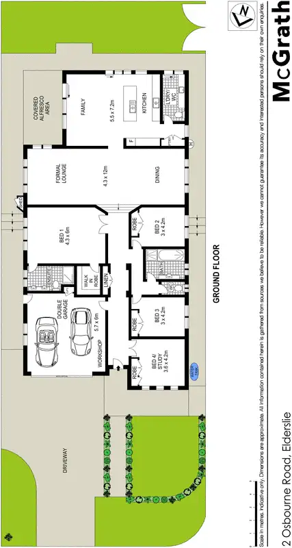 Floorplan of Homely house listing, 2 Osbourne Street, Elderslie NSW 2570