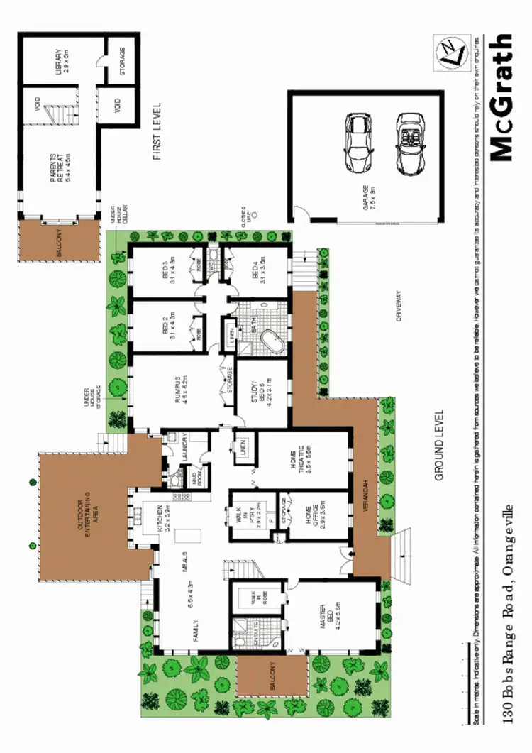 Floorplan of Homely house listing, 130 Bobs Range Road, Orangeville NSW 2570