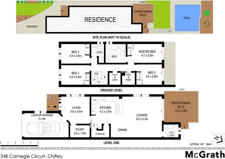 Floorplan of Homely house listing, 24B Carnegie Circuit, Chifley NSW 2036