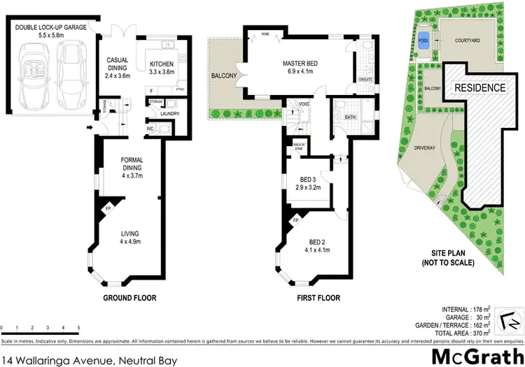 Floorplan of Homely apartment listing, 14 Wallaringa Avenue, Neutral Bay NSW 2089