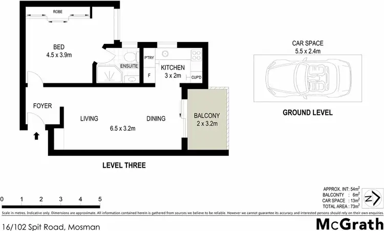 Floorplan of Homely apartment listing, 16/102 Spit Road, Mosman NSW 2088