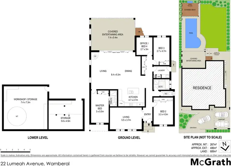 Floorplan of Homely house listing, 22 Lumeah Avenue, Wamberal NSW 2260