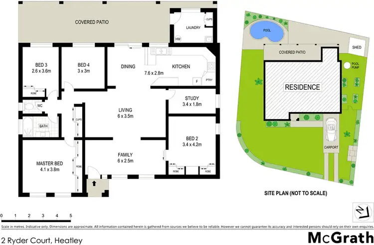 Floorplan of Homely house listing, 2 Ryder Court, Heatley QLD 4814