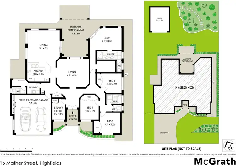 Floorplan of Homely house listing, 16 Mather Street, Highfields QLD 4352
