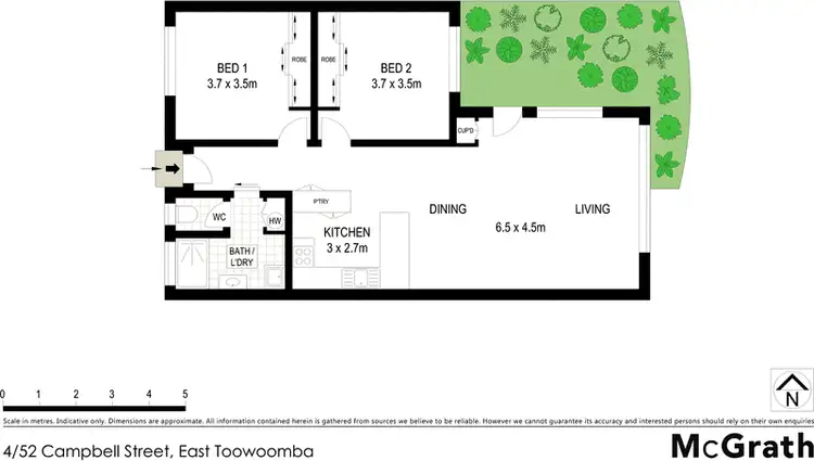 Floorplan of Homely apartment listing, 4/52 Campbell Street, East Toowoomba QLD 4350