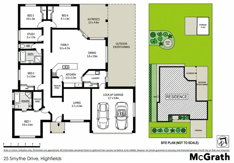 Floorplan of Homely house listing, 25 Smythe Drive, Highfields QLD 4352
