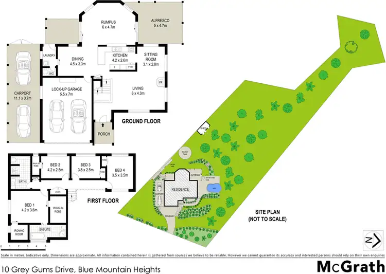 Floorplan of Homely house listing, 10 Grey Gums Drive, Blue Mountain Heights QLD 4350