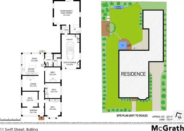 Floorplan of Homely house listing, 11 Swift Street, Ballina NSW 2478