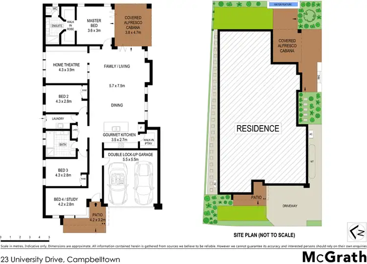 Floorplan of Homely house listing, Lot 1105 University Drive, Campbelltown NSW 2560