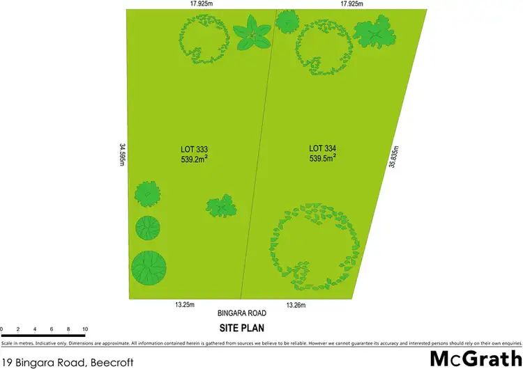 Floorplan of Homely land listing, 19 Bingara Road, Beecroft NSW 2119