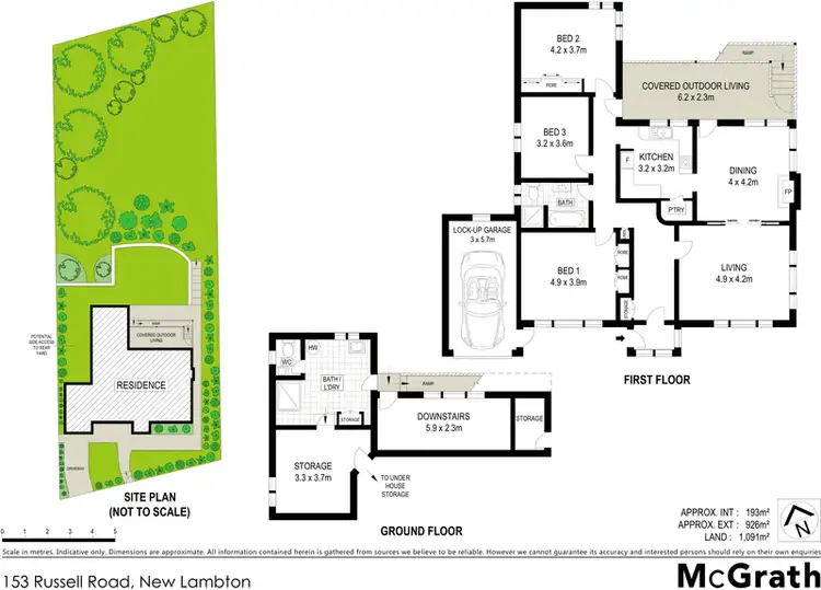 Floorplan of Homely house listing, 153 Russell Road, New Lambton NSW 2305