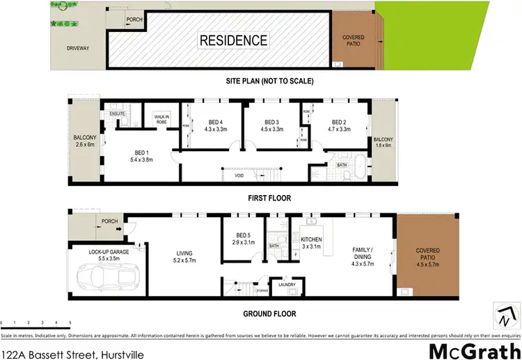 Floorplan of Homely house listing, 122A Bassett Street, Hurstville NSW 2220