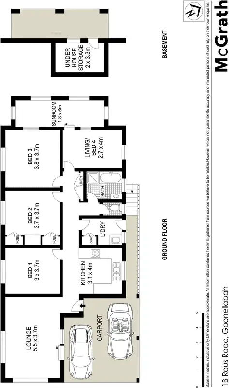 Floorplan of Homely house listing, 1B Rous Road, Goonellabah NSW 2480