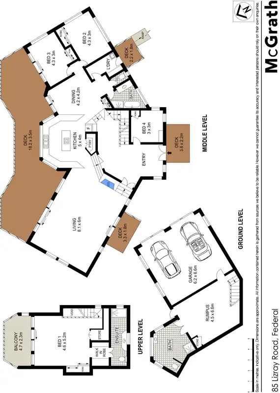 Floorplan of Homely house listing, 85 Lizray Road, Federal NSW 2480