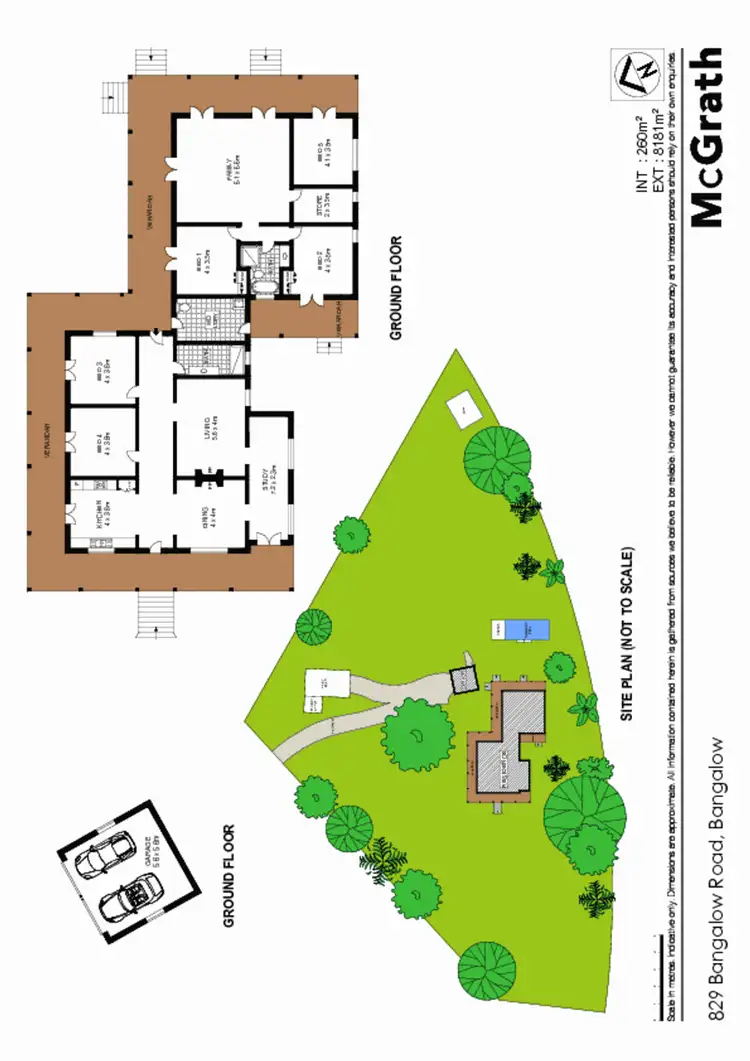 Floorplan of Homely house listing, 829 Bangalow Road, Bangalow NSW 2479