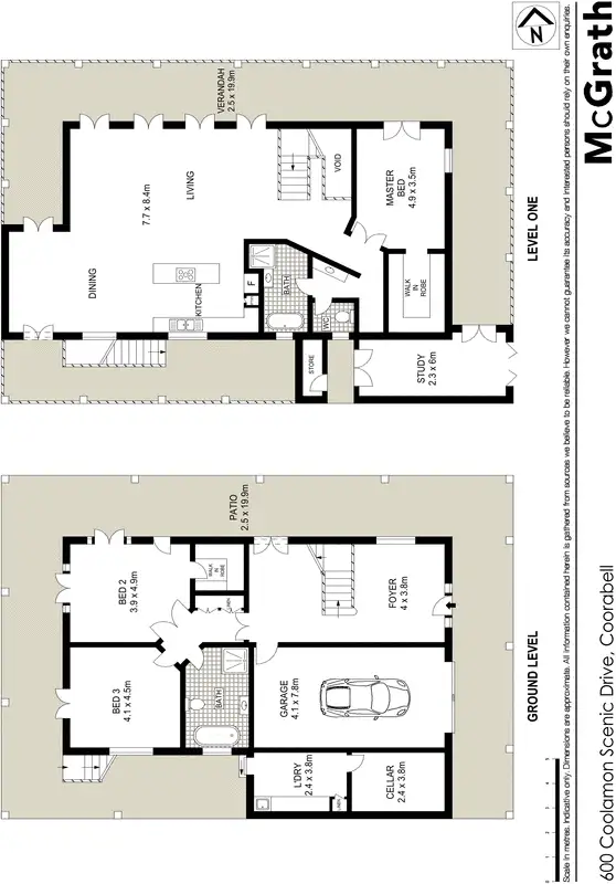 Floorplan of Homely house listing, 600 Coolamon Scenic Drive, Coorabell NSW 2479