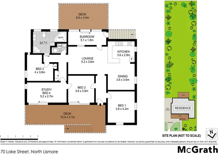 Floorplan of Homely house listing, 70 Lake Street, North Lismore NSW 2480