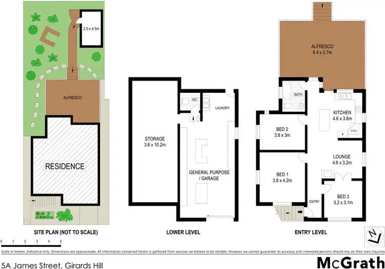 Floorplan of Homely house listing, 5 James Street, Girards Hill NSW 2480