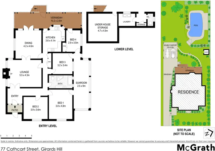 Floorplan of Homely house listing, 77 Cathcart Street, Girards Hill NSW 2480