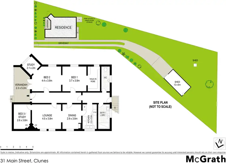 Floorplan of Homely house listing, 31 Main Street, Clunes NSW 2480